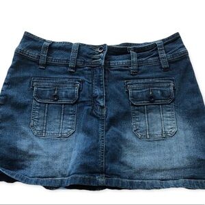 Skort Wild Secret‎ Jr Women’s Skirt Size 11 Blue Denim